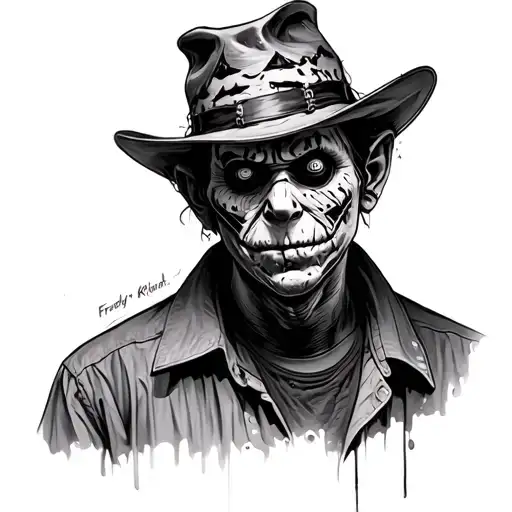 Freddy Krueger tattoo design idea