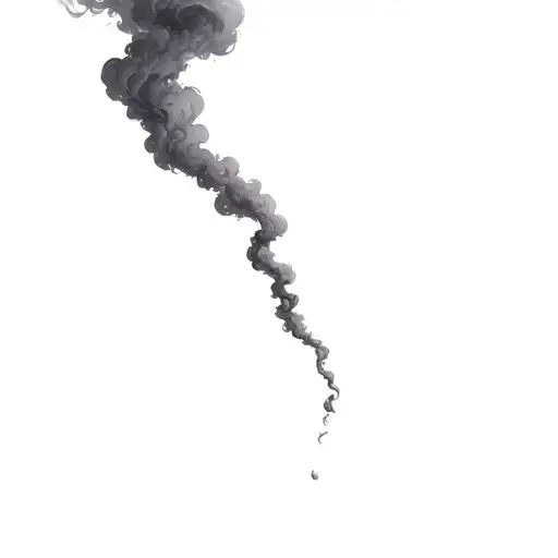 Filler Clouds and Smoke tattoo design idea