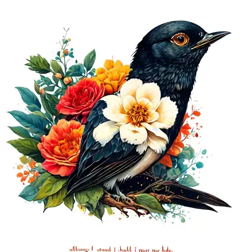 Writing saying "Although i stand alone, i shall never hide tattoo design idea