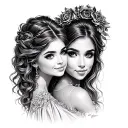 Aunt Niece tattoo design idea