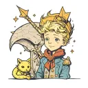 The little prince character tattoo design idea