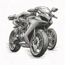 Lamborghini speeding tattoo design idea