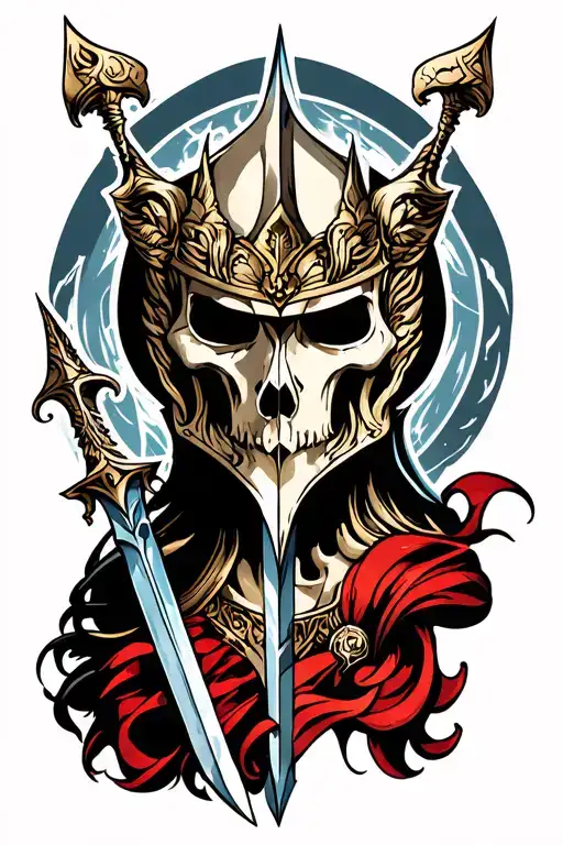 Excalibur fate tattoo design idea