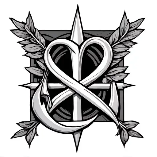 Chi Rho Alpha Omega tattoo design idea