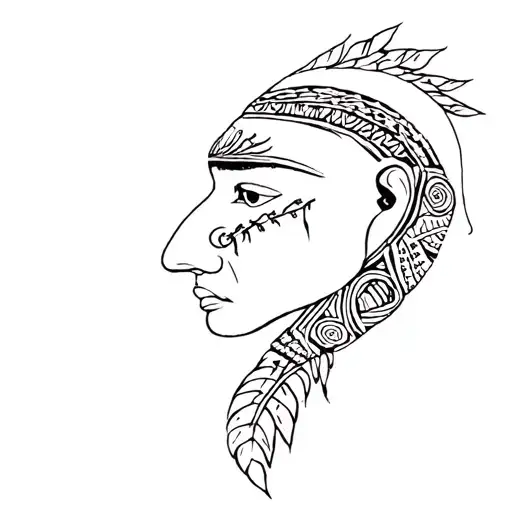 Pacific Coast First Nations nature elements tattoo design idea
