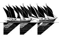 boat sailing tattoo design idea