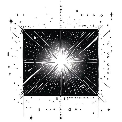 interstellar morse code and stardust tattoo design idea