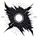 interstellar morse code and stardust tattoo design idea
