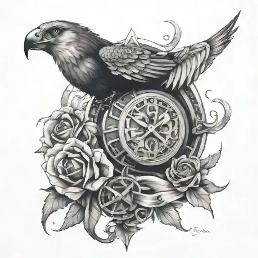 the way to the goal above all tattoo design idea