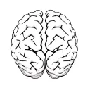 brain with broken heart,add silver kintsugi tattoo design idea