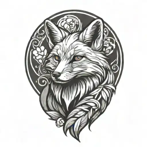 FOX tattoo design idea