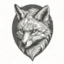 FOX tattoo design idea