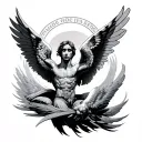 Icarus tattoo design idea