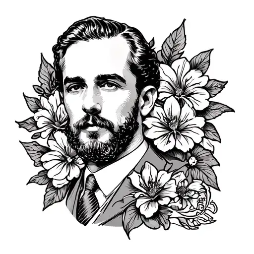 dad memorial tattoo design idea