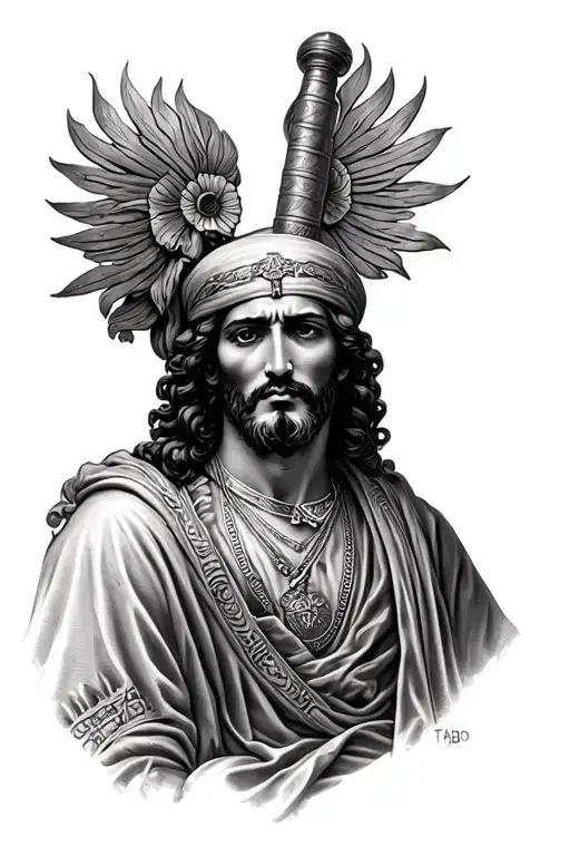 San Judas Tadeo tattoo design idea