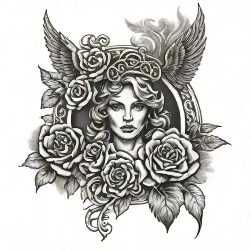 Hart, Fort Campbell, 3 daughters, 1 son tattoo design idea