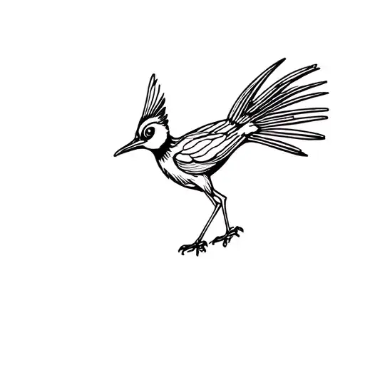 Roadrunner tattoo design idea