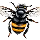 Bumble Bee tattoo design idea