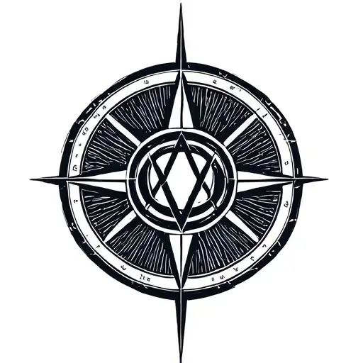 Law of equivalent exchange sleeve tattoo from Full Metal Alchemist with a transmutation circle. tattoo design idea