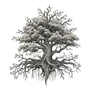 poison tree tattoo design idea