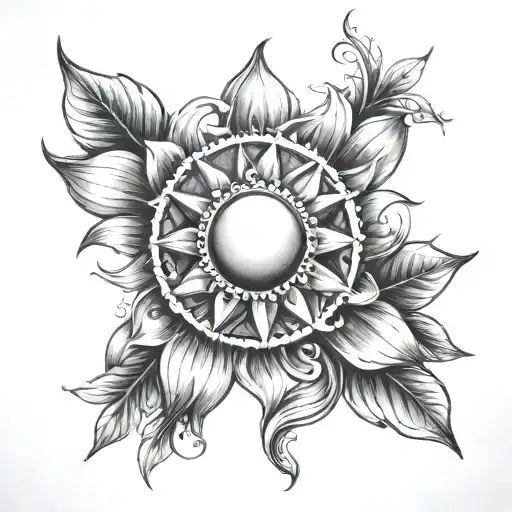 Sunny tattoo design idea