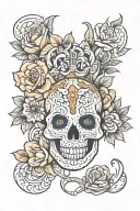 neo trad tattoo design idea