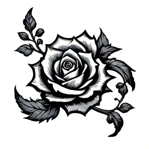 scroll engraving tattoo style tattoo design idea