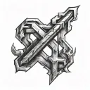 Bind Rune tattoo design idea