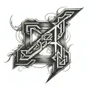 Bind Rune tattoo design idea