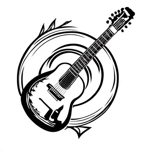 Country Music Logo tattoo design idea