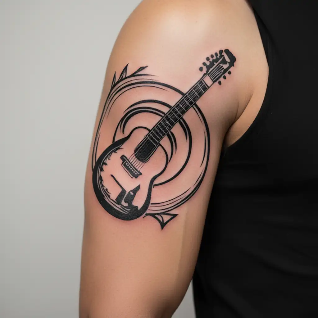 Country Music Logo tattoo design idea