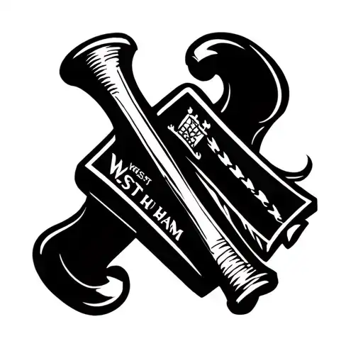 West Ham United hammers tattoo design idea