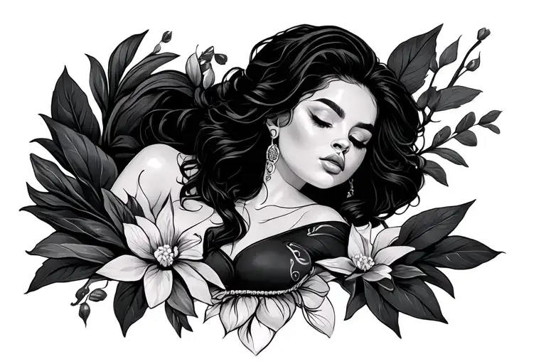 Booty squeeze tattoo design idea