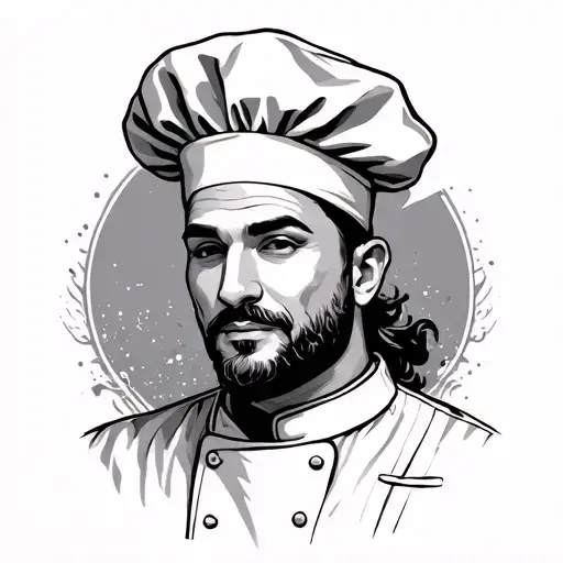 Chef tattoo design idea