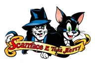 scarface and tom e jerry tattoo design idea