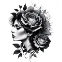 Dark Romance tattoo design idea