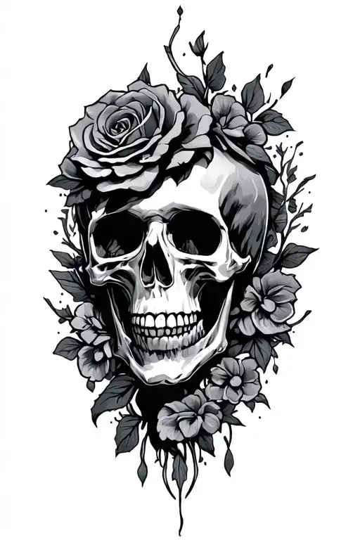 cheating death date tattoo design idea