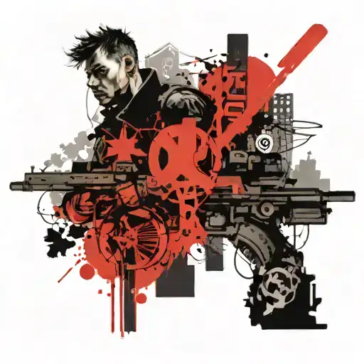 Metro 2033 tattoo design idea