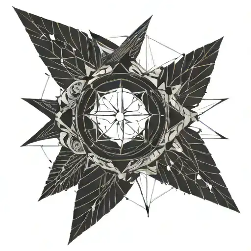 the inscription "Amor fati" written by the plane and it needs to be improved tattoo design idea