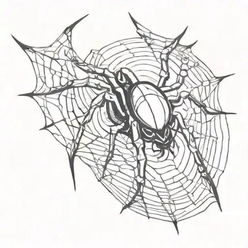 phantom troupe spider tattoo design idea