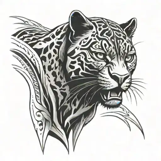 black panther small tattoo tattoo design idea
