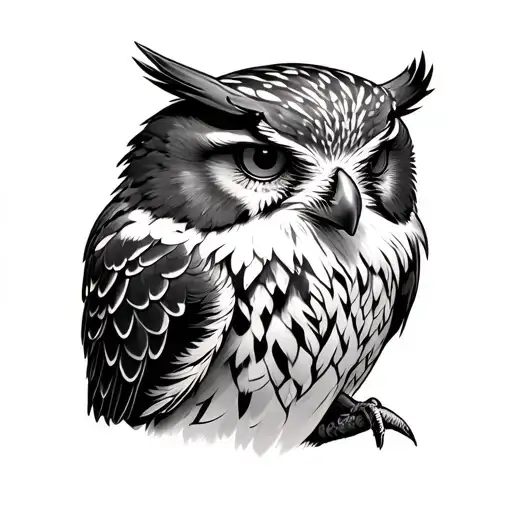 Hedwig tattoo design idea