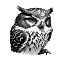 Hedwig tattoo design idea