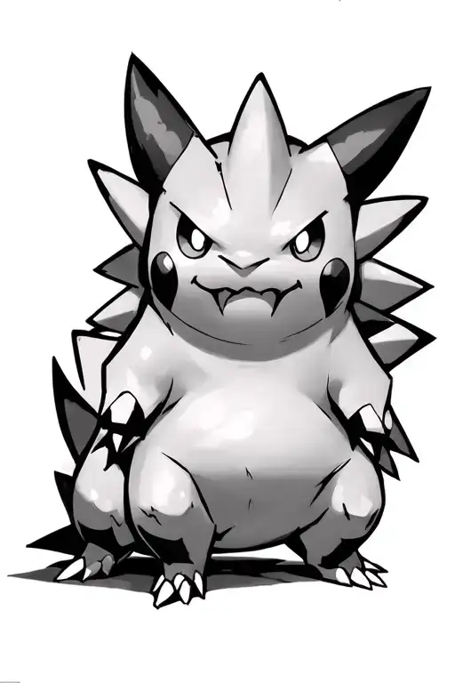 pikachu pokemon gengar tattoo design idea