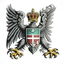 hungary flag and double headed eagle tattoo design idea