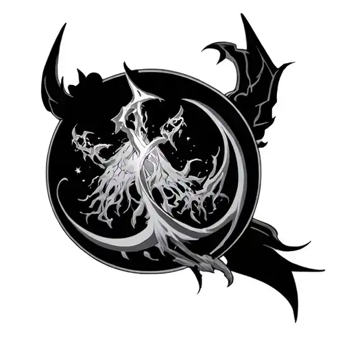 Magic the gathering themed tattoo tattoo design idea