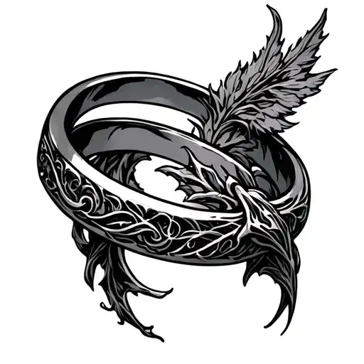 elden ring maliketh tattoo design idea