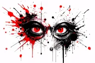 Alice meets Alien tattoo design idea