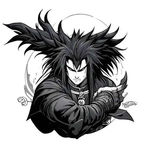 Madara and Rhinegan for forearm tattoo design idea