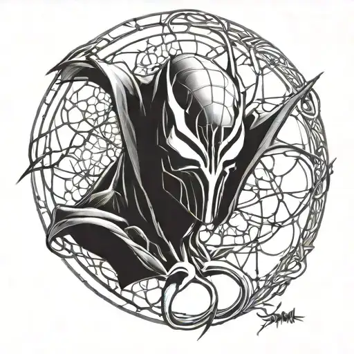 Spawn de Marvel tattoo design idea